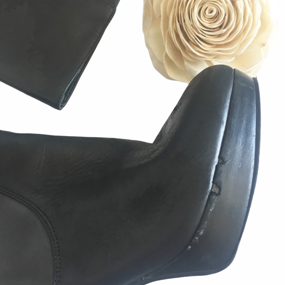 Nine West ✪ Stiletto Tall Platform Leather Boot ✪ - Picture 5 of 12